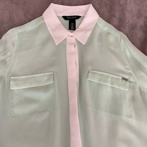 White House Black Market Silk Blouse